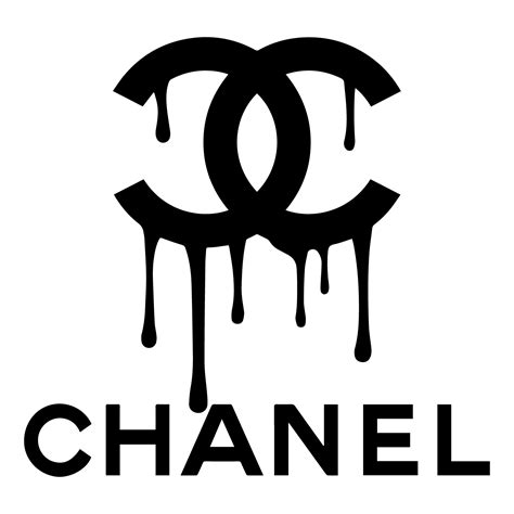 dripping chanel logo images.